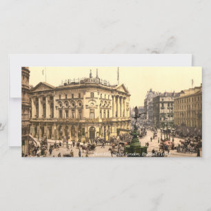 Vintage Piccadilly Circus London street scene