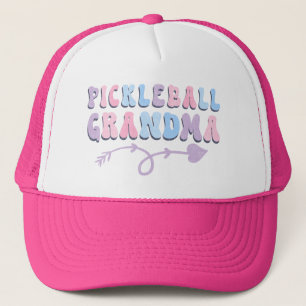 Vintage Pickelball Grandma Pickelball Lover Women Trucker Hat