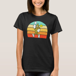 Vintage Pickle Playing Pickleball For Men Women T-Shirt