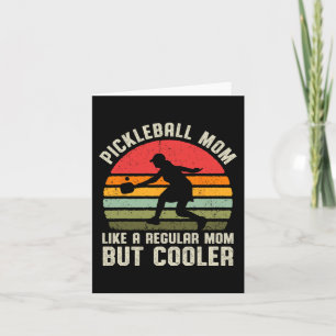 Vintage Pickleball Mom Life Pickle Ball For Women  Card