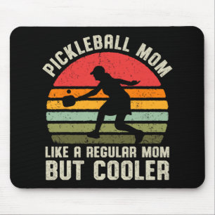 Vintage Pickleball Mom Life Pickle Ball For Women Mouse Pad