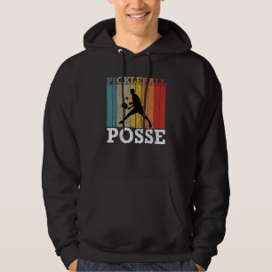 Vintage Pickleball Posse Funny Quote For Picklebal Hoodie