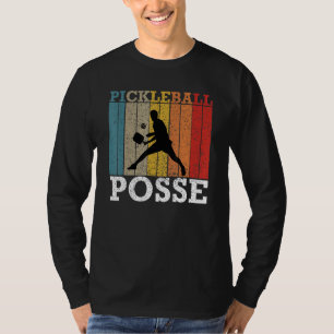 Vintage Pickleball Posse Funny Quote For Picklebal T-Shirt
