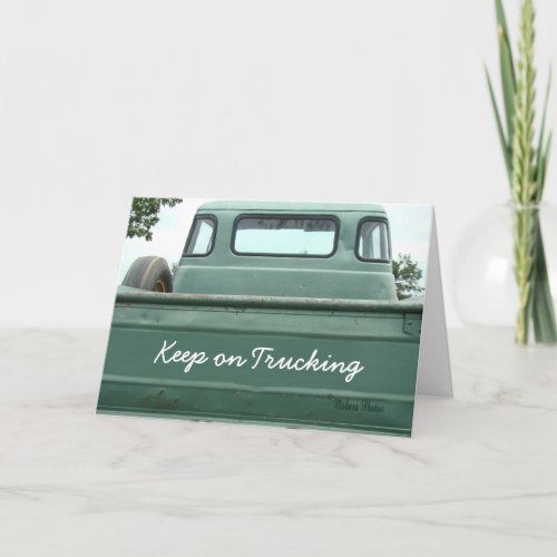 vintage Pickup Truck2 _ customize Card
