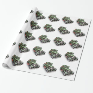 VINTAGE PICKUP TRUCK WRAPPING PAPER