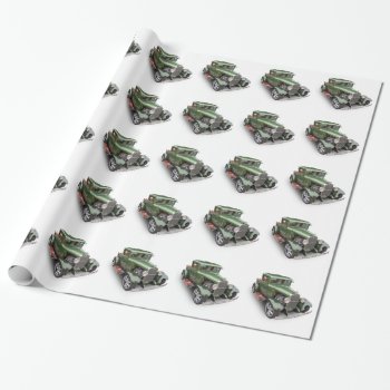 Vintage Pickup Truck Wrapping Paper by CNelson01 at Zazzle