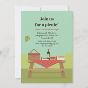 Vintage Picnic Invitation