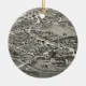 Vintage Pictorial Map of Sandwich MA (1884) Ceramic Ornament | Zazzle
