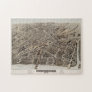 Vintage Pictorial Map of Schenectady NY (1875) Jigsaw Puzzle