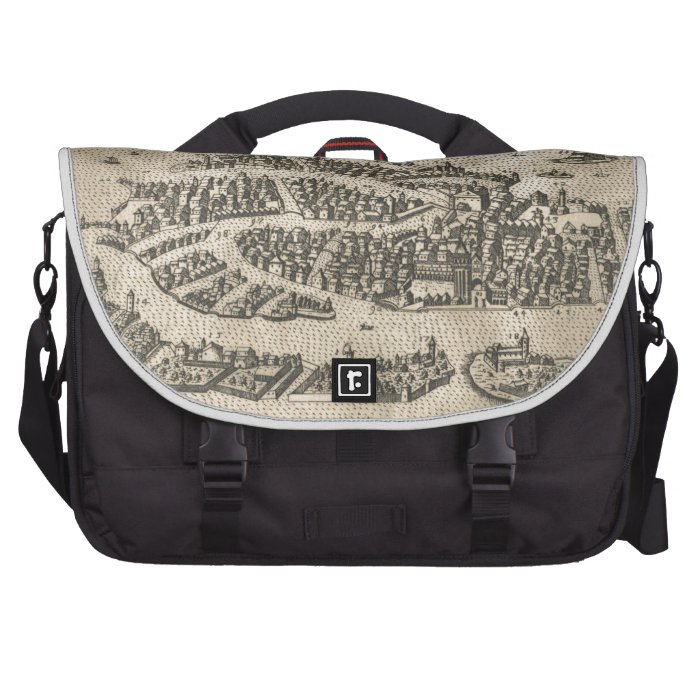 Vintage Pictorial Map of Venice Italy (1573) Laptop Bags