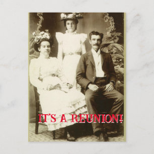 Vintage Picture for Family Reunion Postcard