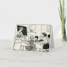 Vintage Picture Teacher Customizable Thank You