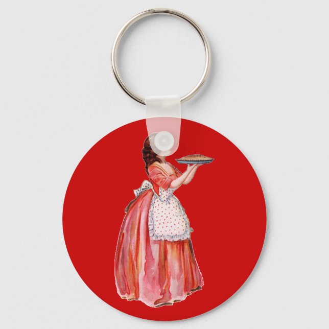 Vintage Pie Maker Keychain (Front)