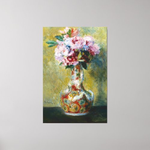 Vintage Pierre Auguste Renoir Bouquet in a Vase Canvas Print