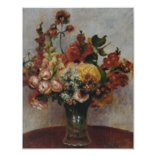 Vintage Pierre Auguste Renoir Flowers in a Vase Photo Print