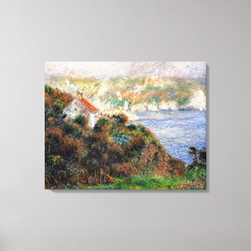 Vintage Pierre Auguste Renoir Fog on Guernsey Canvas Print