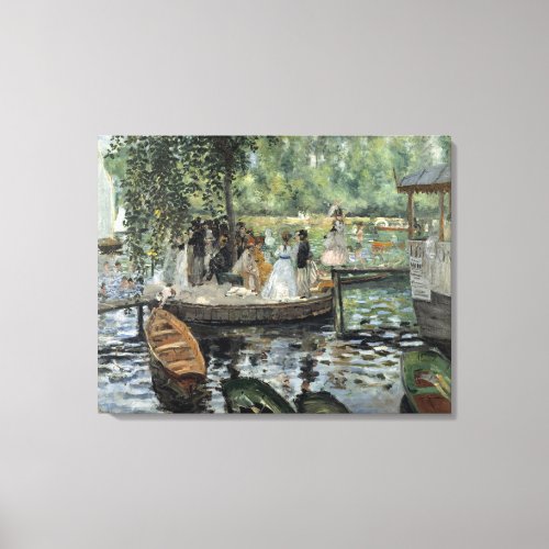 Vintage Pierre Auguste Renoir La Grenouillere Canvas Print