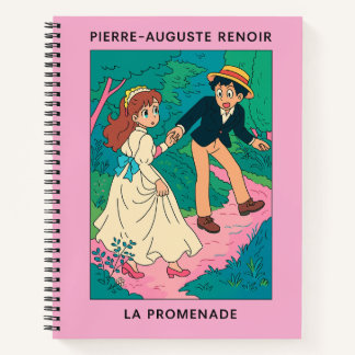 Vintage Pierre-Auguste Renoir "La Promenade"  Notebook
