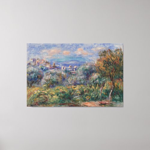 Vintage Pierre Auguste Renoir Landscape Canvas Print