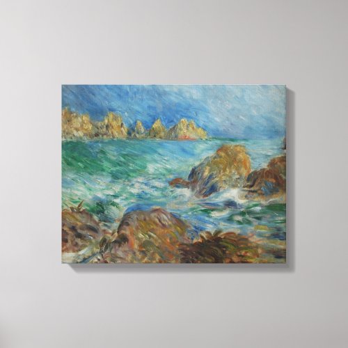 Vintage Pierre Auguste Renoir Marine Guernsey Canvas Print