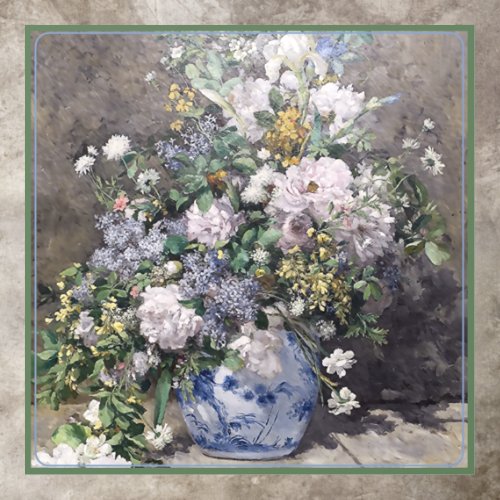 Vintage Pierre Auguste Renoir Spring Bouquet   Floor Decals