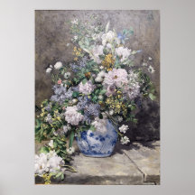 Vintage Pierre Auguste Renoir Spring Bouquet