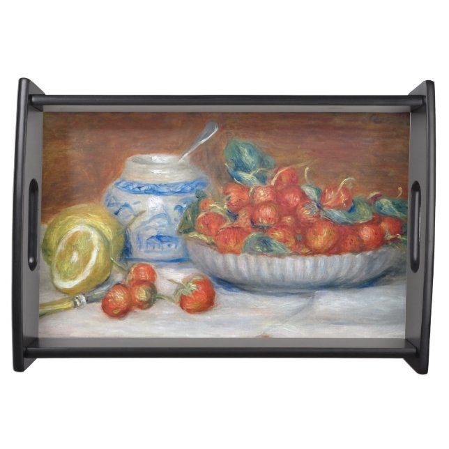 Vintage Pierre Auguste Renoir Strawberries Serving Tray (Front)