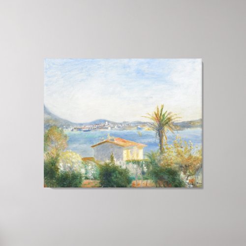 Vintage Pierre Auguste Renoir Tamaris France Canvas Print