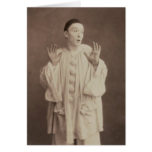 Vintage Pierrot Clown Cards (Front)