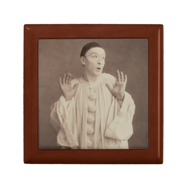 Vintage Pierrot Clown Gift Box (Front)