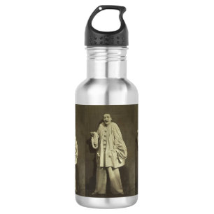 Vintage Pierrot Clown Stainless Steel Water Bottle