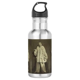 Vintage Pierrot Clown Stainless Steel Water Bottle