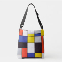 Vintage Piet Mondrian Crossbody Bag