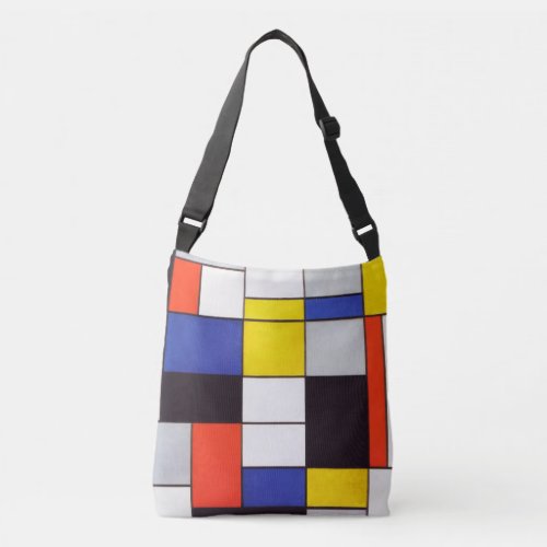 Vintage Piet Mondrian Crossbody Bag