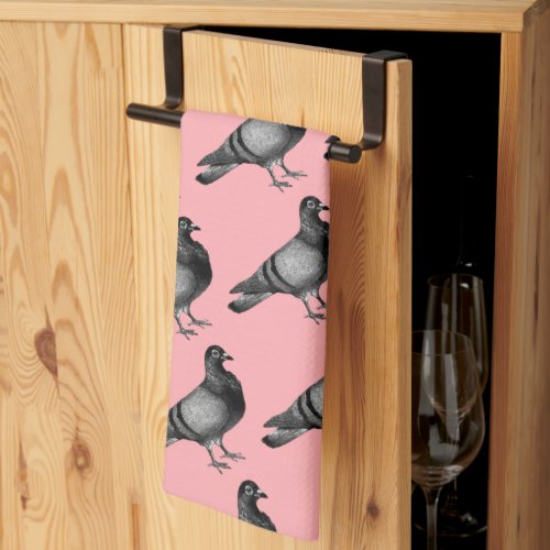 Vintage Pigeon gifts Tea Towel
