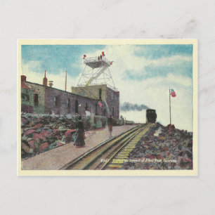 Vintage Pikes Peak Colorado Postcard