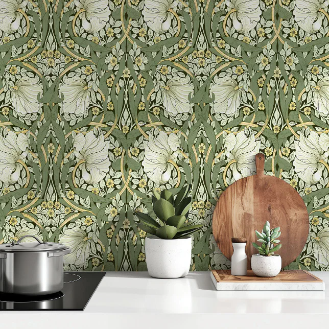 Vintage Pimpernel Wallpapers: William Morris Wallpaper | Zazzle