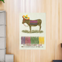 Vintage Pin the Tail on the Donkey Party Game