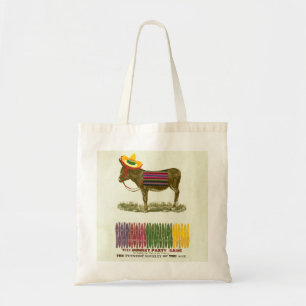 Vintage Pin the Tail on the Donkey Party Game Tote Bag