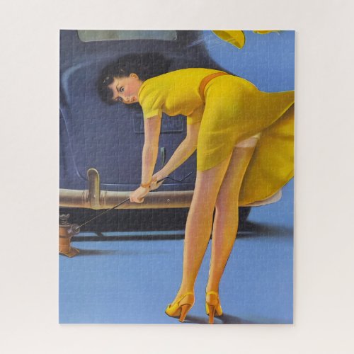  Vintage Pin Up Girl  Jigsaw Puzzle