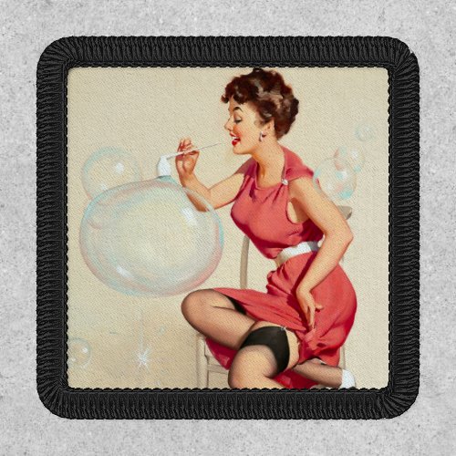  Vintage Pin up girl  Patch