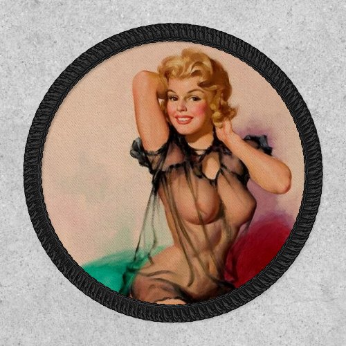  Vintage Pin Up Girl Patch