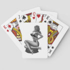 Vintage Pin-Up Girl Playing Cards