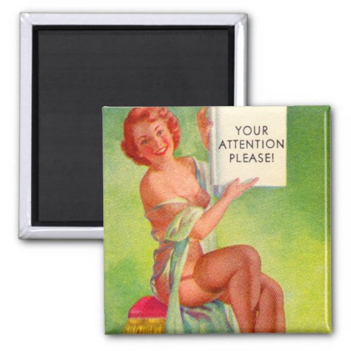 Vintage Pin_Up Matchbook Henrys Motel Magnet