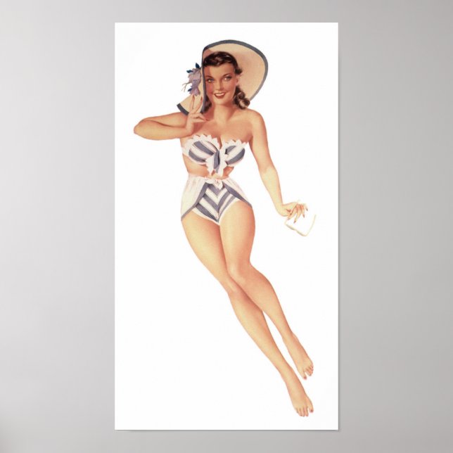 Vintage pin up poster (Front)