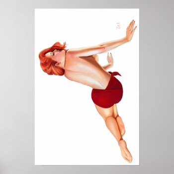 Vintage Pin Up - Poster by SardiniaGame at Zazzle