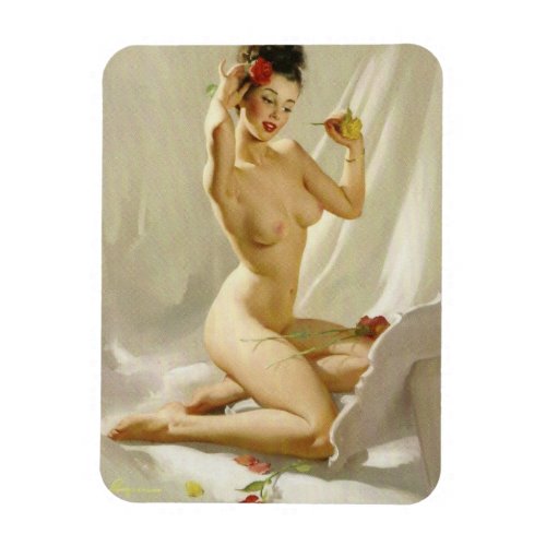 Vintage pin up Retro flexible Magnet