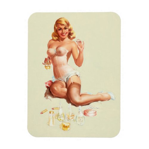 Vintage pin up Retro flexible Magnet