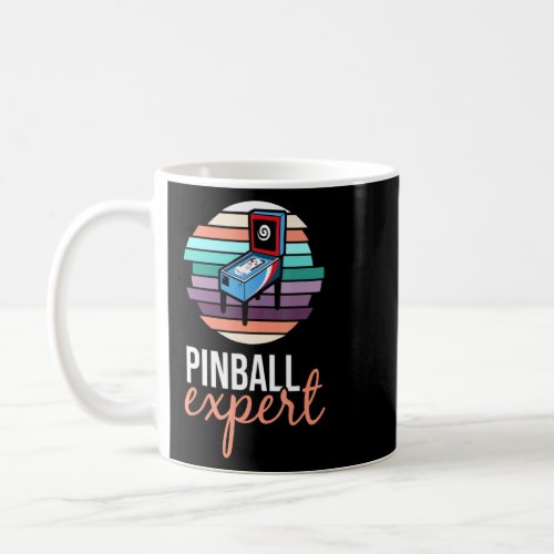 Vintage Pinball Player Pinball Machine Playing Pin Coffee Mug