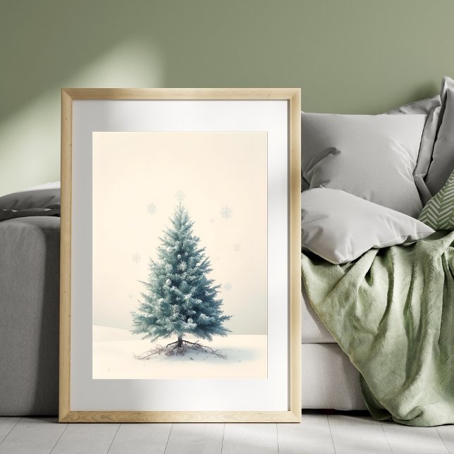 Vintage Pine Christmas Tree Poster (Creator Uploaded)